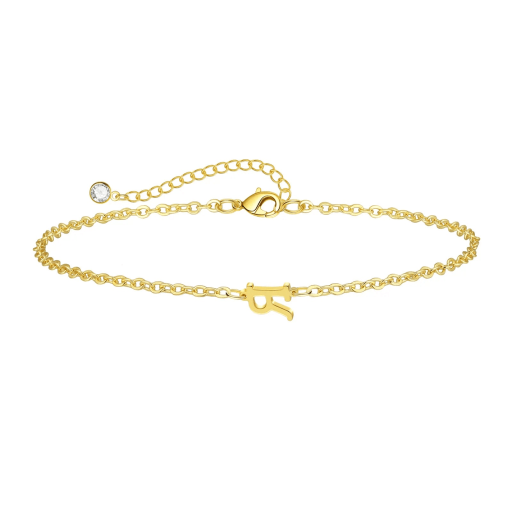 Zarte Gold Initialen Armbänder | Shop Nory