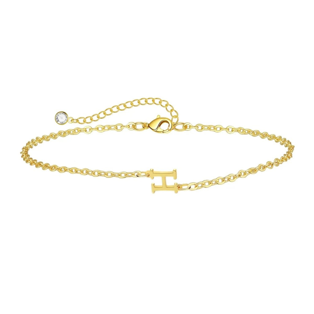 Zarte Gold Initialen Armbänder | Shop Nory