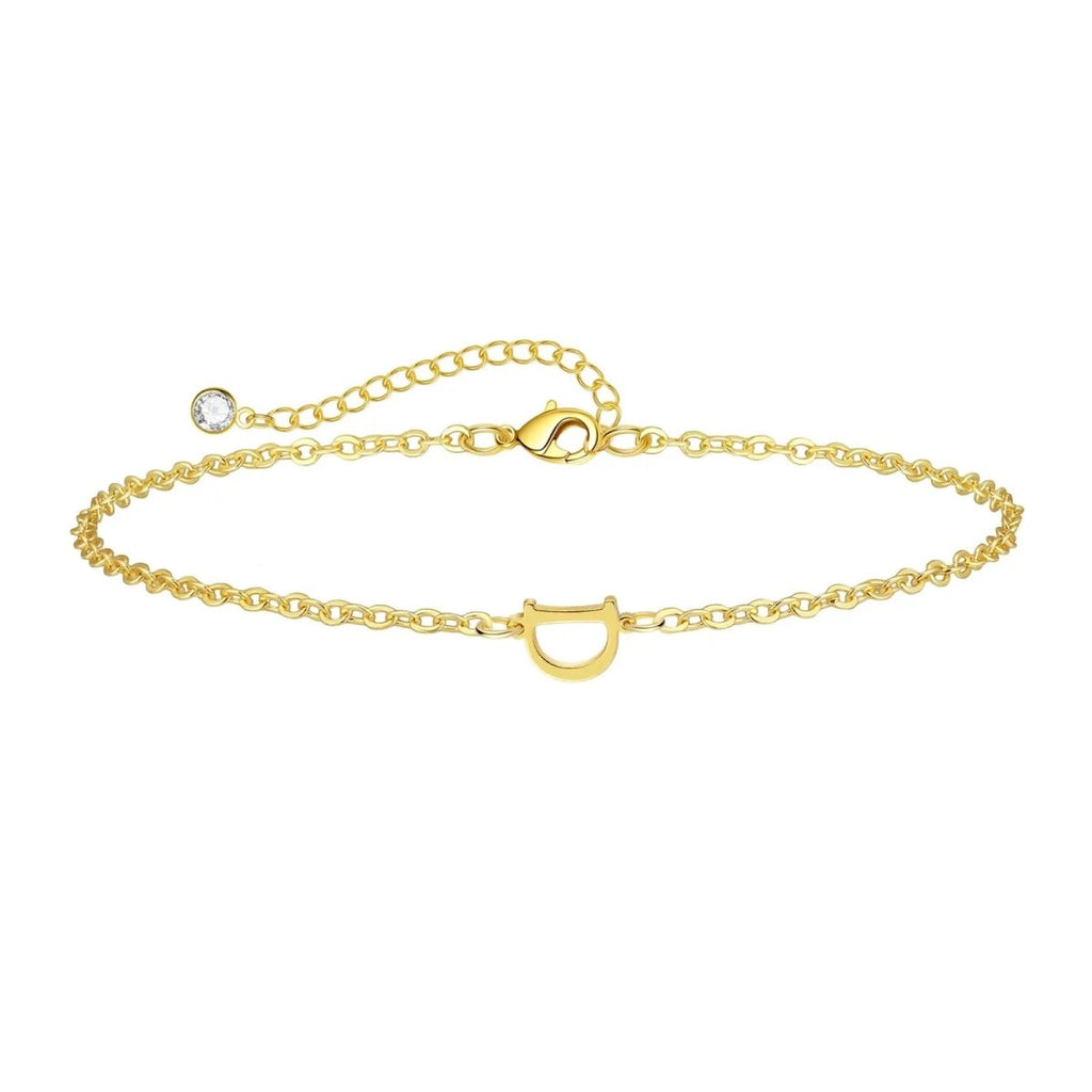 Zarte Gold Initialen Armbänder | Shop Nory