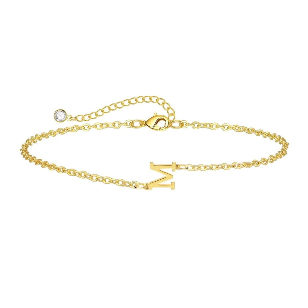 Zarte Gold Initialen Armbänder | Shop Nory