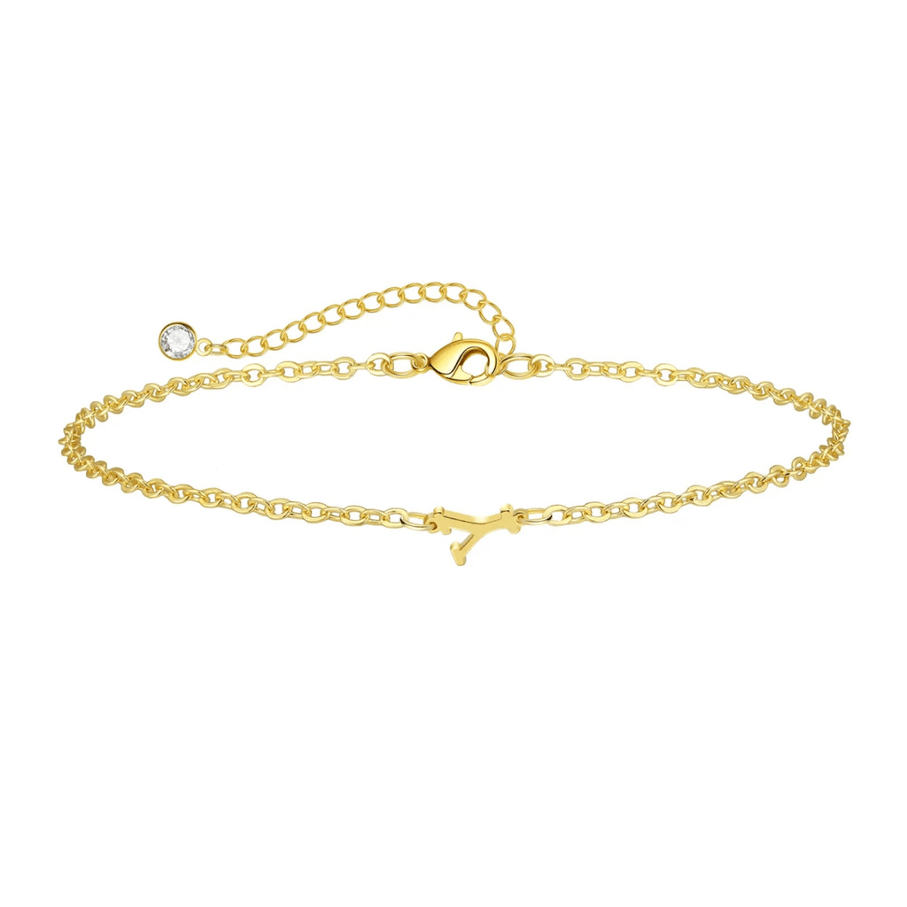 Zarte Gold Initialen Armbänder | Shop Nory