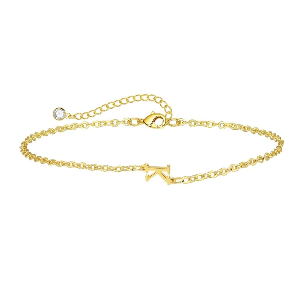Zarte Gold Initialen Armbänder | Shop Nory