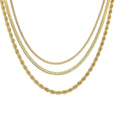 Zarte geschichtete Cuba Twist Halsketten | Shop Nory