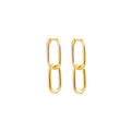 Zarte Paperclip Huggie Hoop Ohrringe | Shop Nory