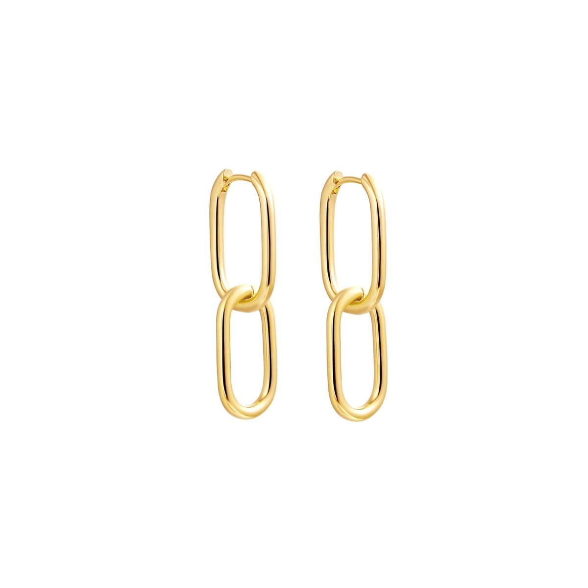 Zarte Paperclip Huggie Hoop Ohrringe | Shop Nory