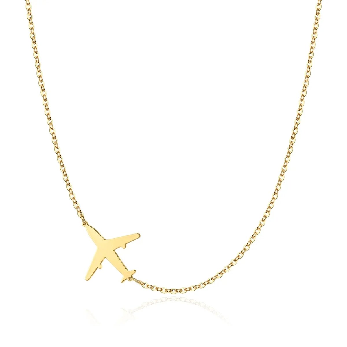 Goldene Flugzeug-Halsketten | Shop Nory