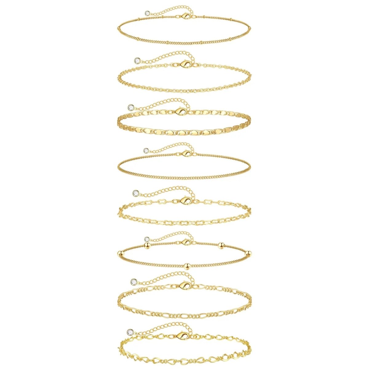 Gold Armbänder Stapel Trendy | Shop Nory