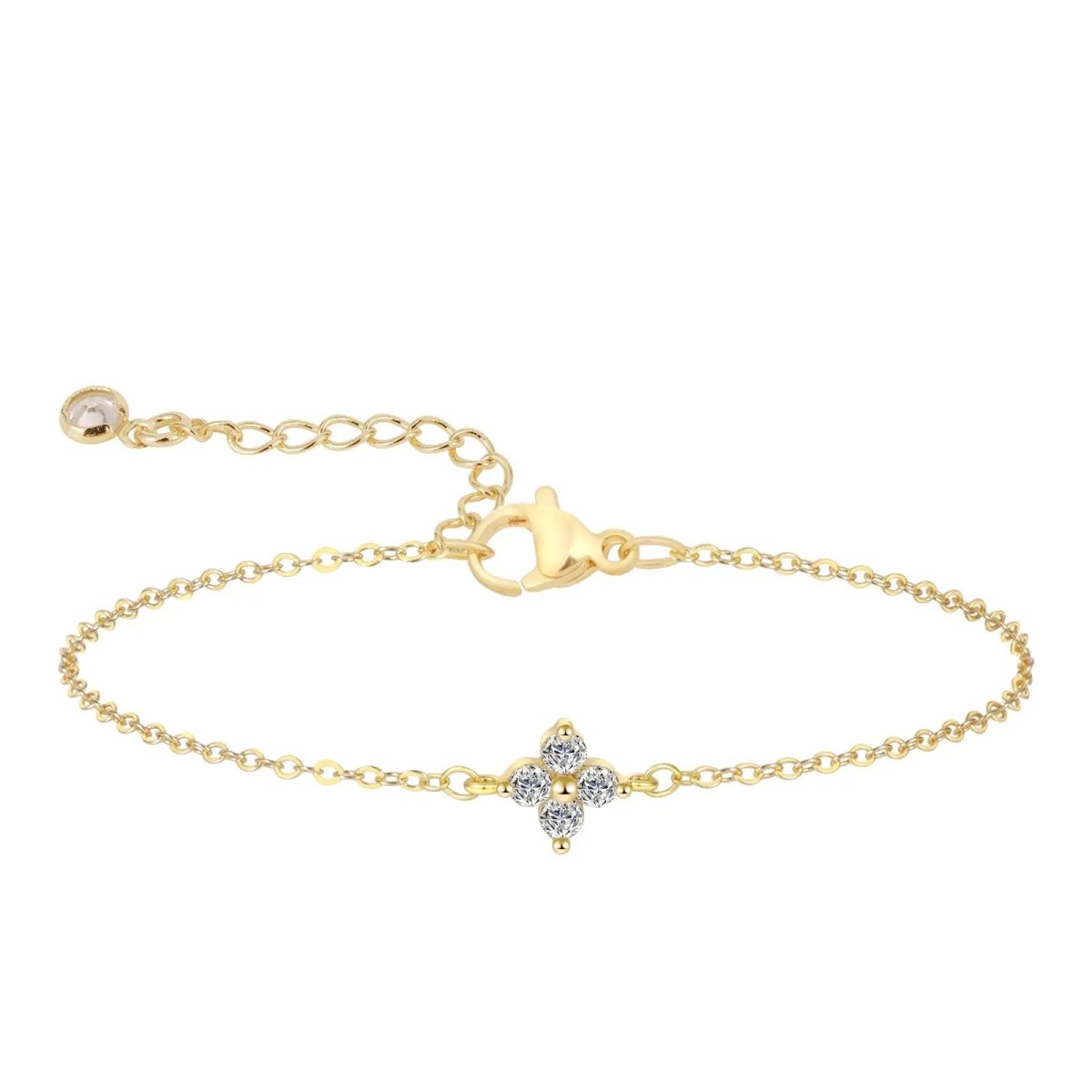 Gold CZ Blumen Armbänder | Shop Nory