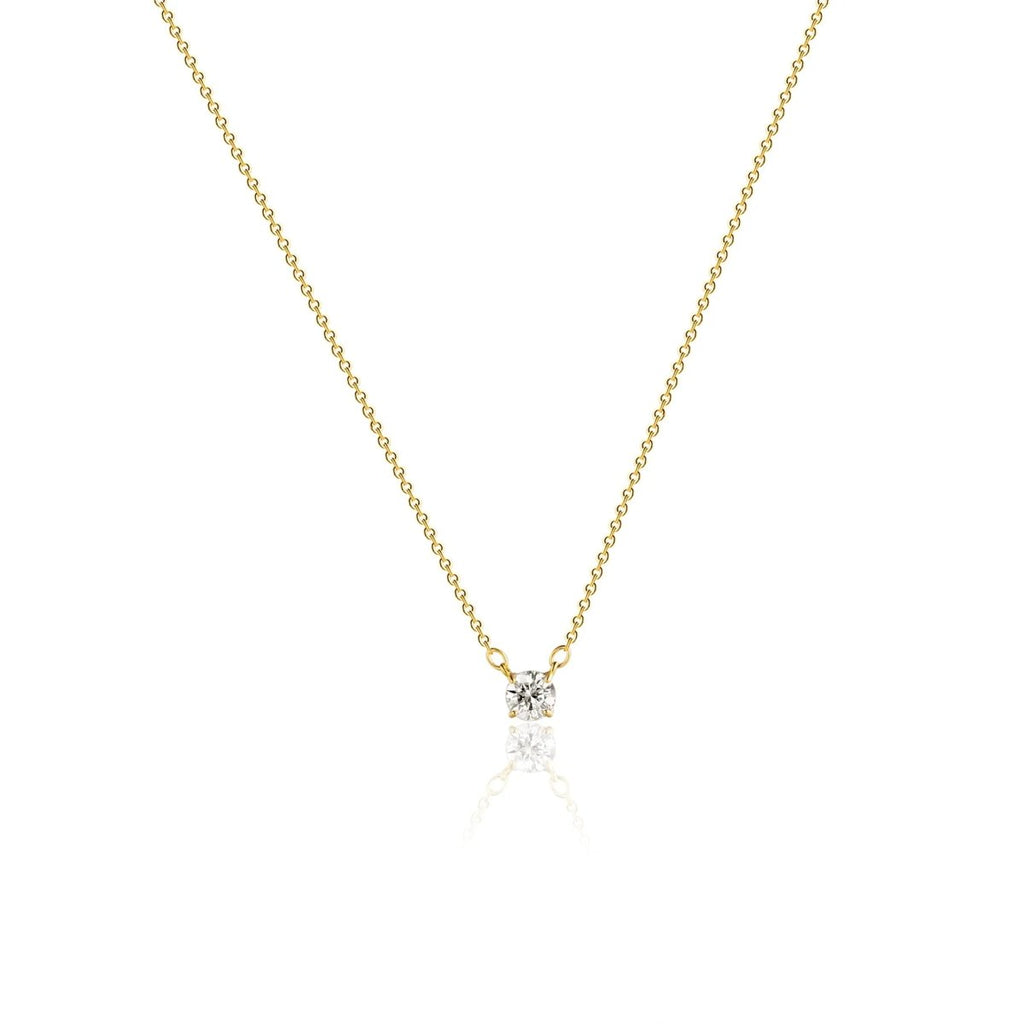 Gold Filled cubic Zirkonia Halsketten | Shop Nory