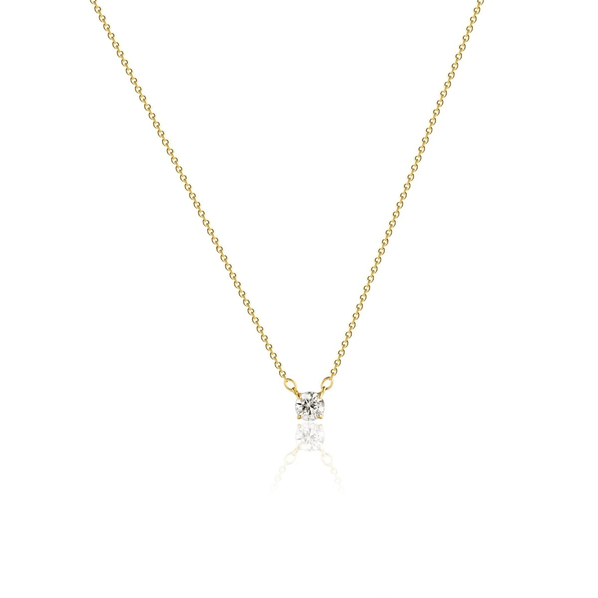 Gold Filled cubic Zirkonia Halsketten | Shop Nory