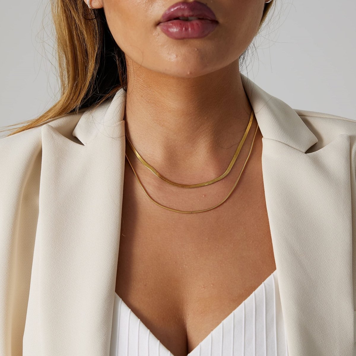 Gold-geschichtete Halsketten | Shop Nory