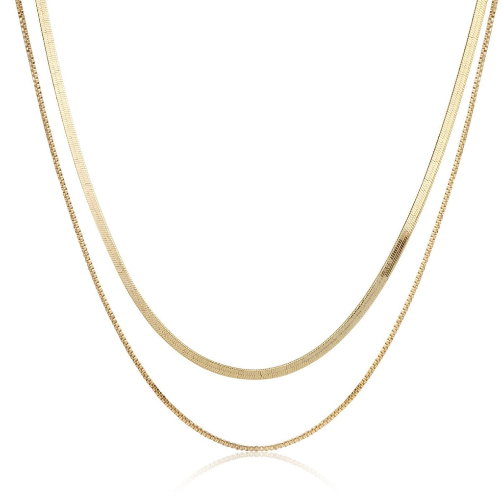 Gold-geschichtete Halsketten | Shop Nory
