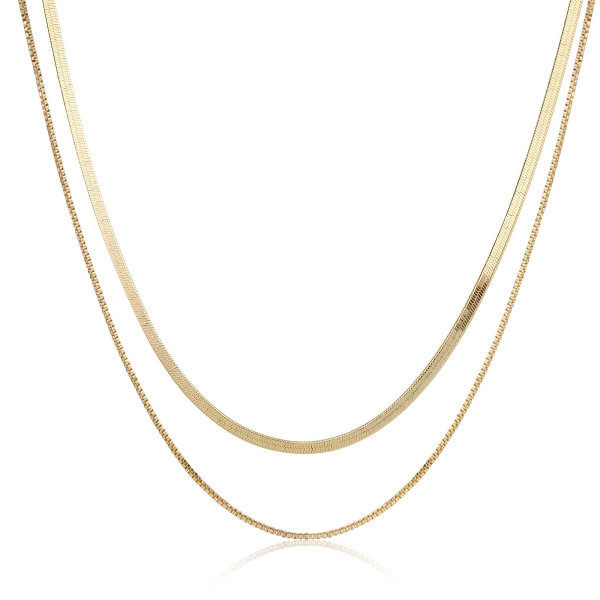 Gold-geschichtete Halsketten | Shop Nory