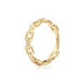 Gold Funkelnde Quadratische CZ Ringe | Shop Nory