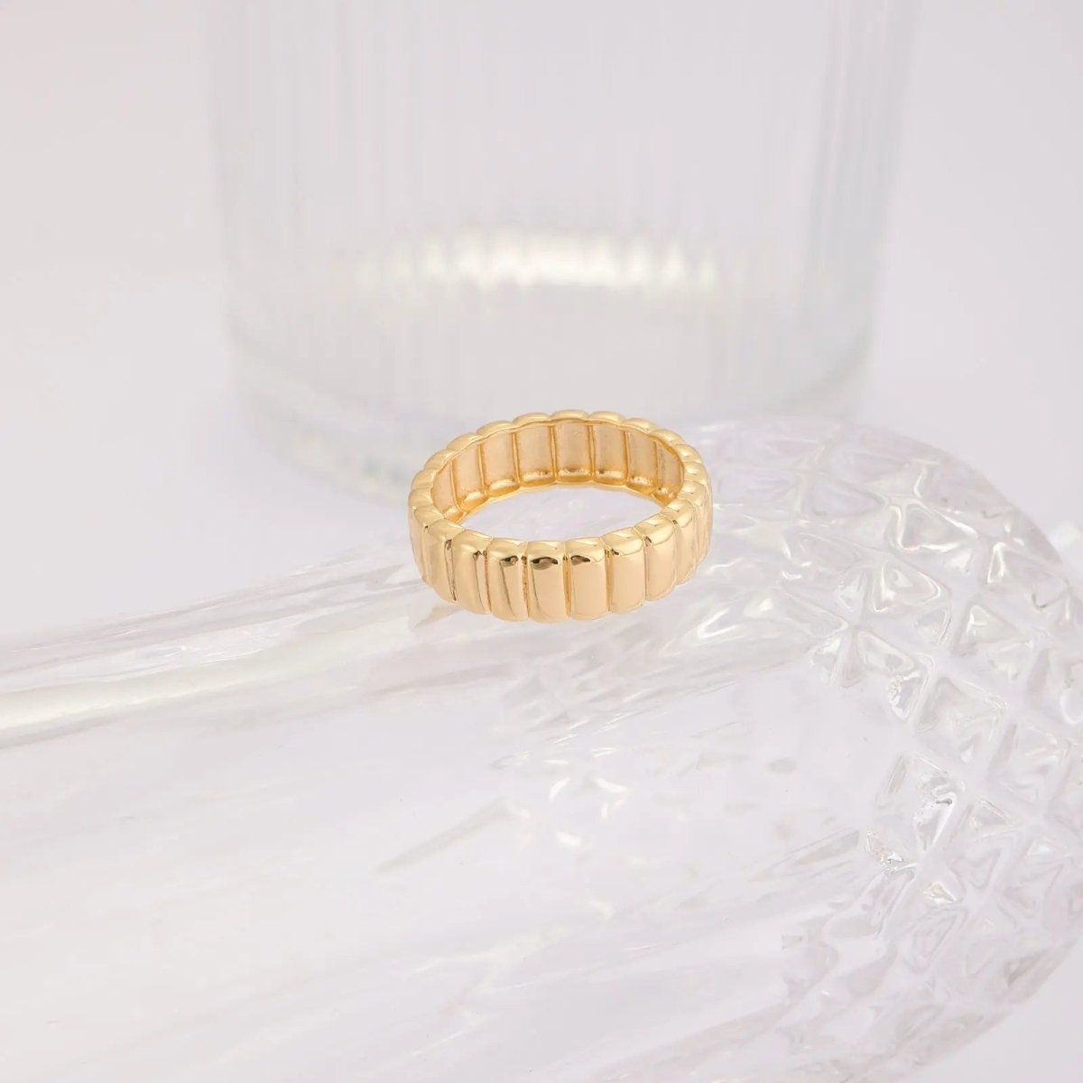 Gold Streifen Ringe Größe 6-9 | Shop Nory