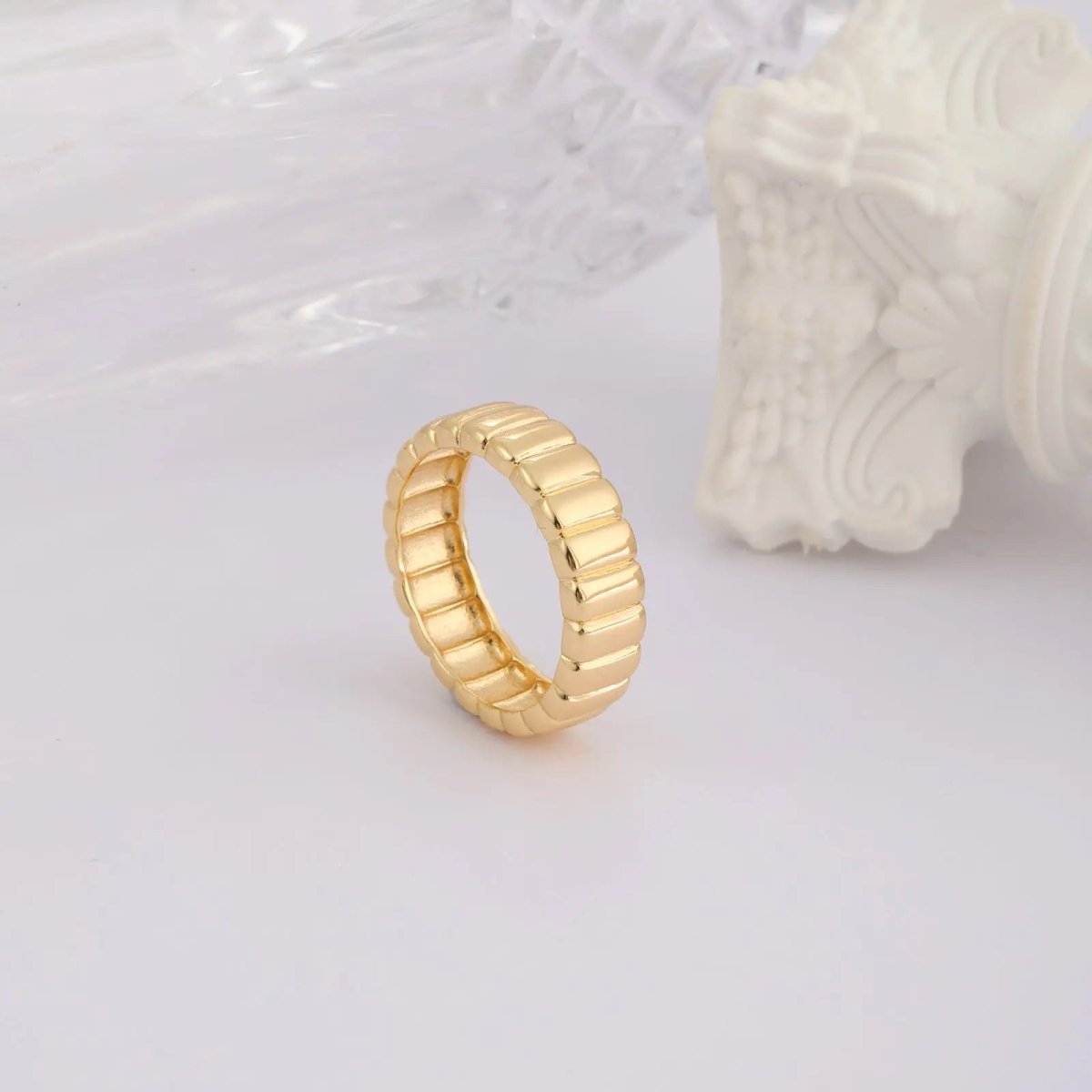 Gold Streifen Ringe Größe 6-9 | Shop Nory