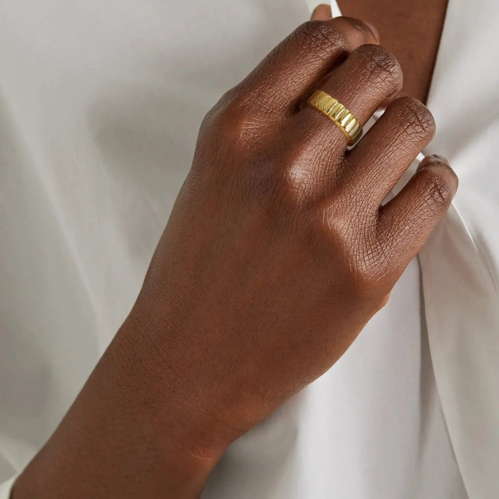 Gold Streifen Ringe Größe 6-9 | Shop Nory