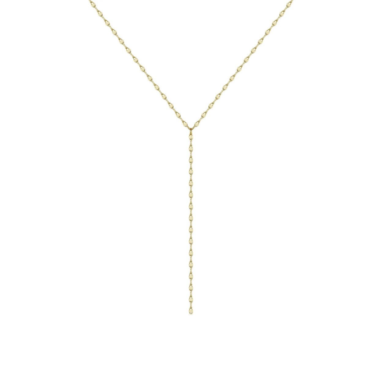 Gold Y-förmige zarte Halsketten | Shop Nory