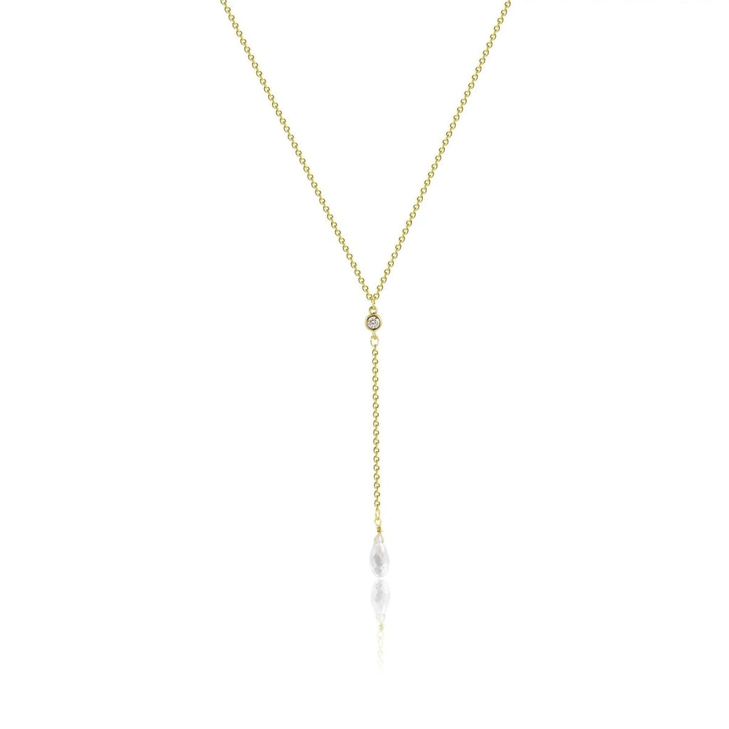 Gold Y-förmige zarte Halsketten | Shop Nory