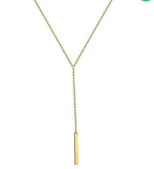 Gold Y-förmige zarte Halsketten | Shop Nory