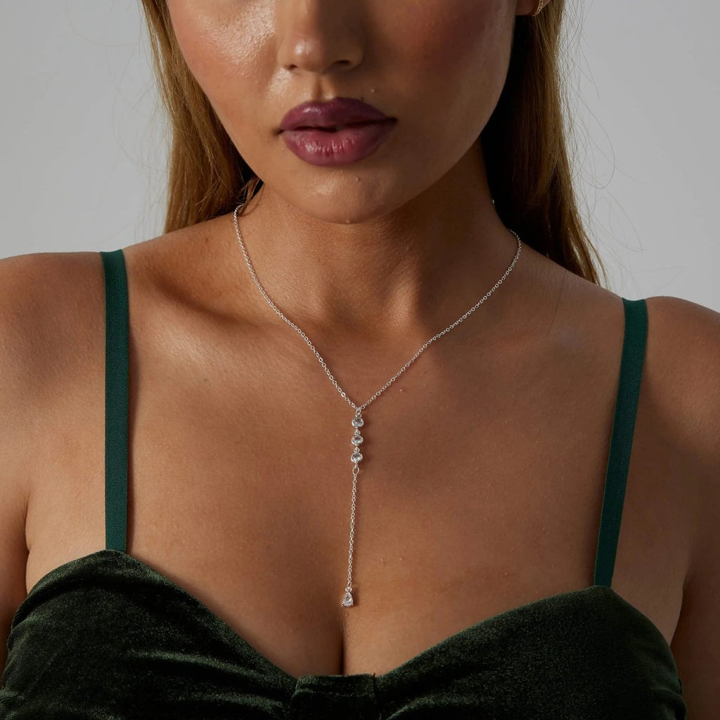 Gold Y-förmige zarte Halsketten | Shop Nory