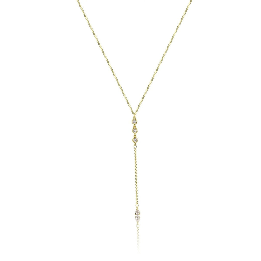 Gold Y-förmige zarte Halsketten | Shop Nory
