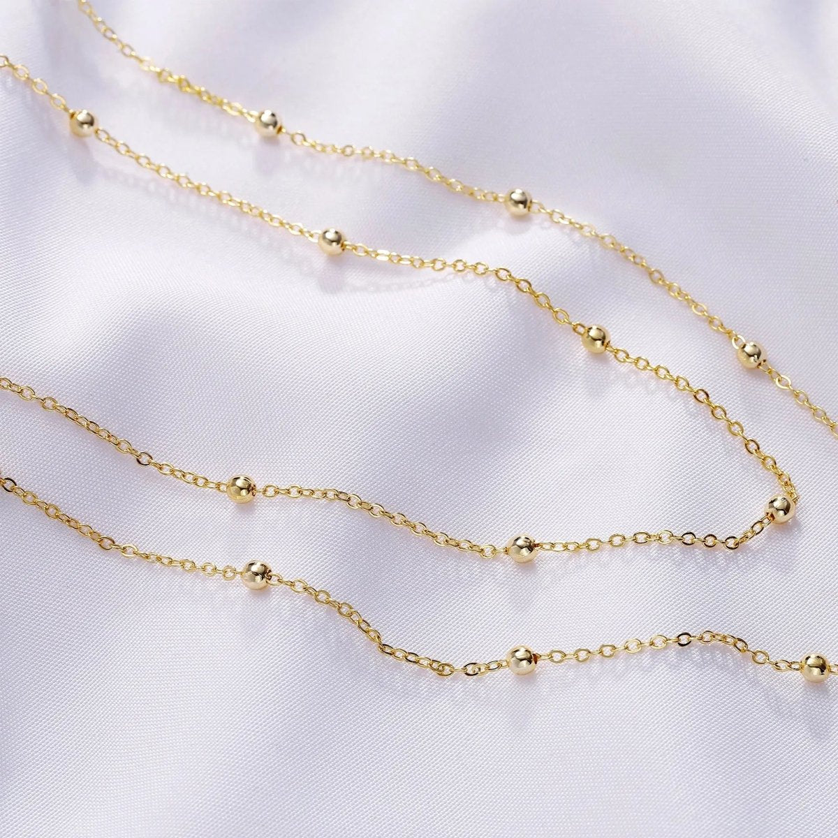 Gold Y-förmige zarte Halsketten | Shop Nory