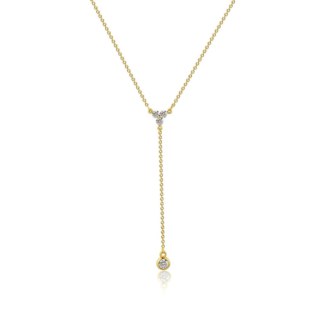 Gold Y-förmige zarte Halsketten | Shop Nory