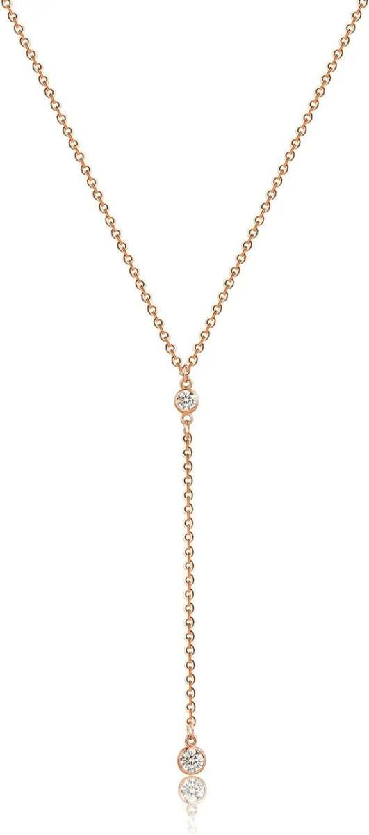 Gold Y-förmige zarte Halsketten | Shop Nory