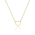 Gold/Silber Hohle Herz Halsketten | Shop Nory