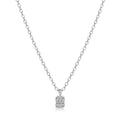 Große quadratische Diamant-Anhänger-Halsketten | Shop Nory