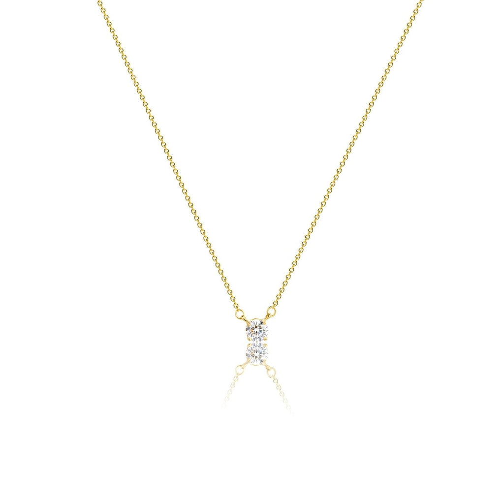 Große quadratische Diamant-Anhänger-Halsketten | Shop Nory