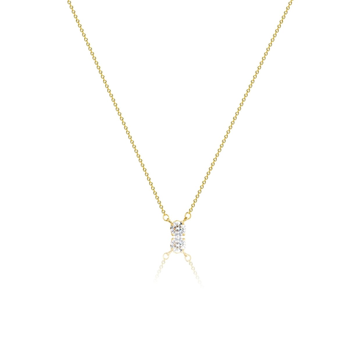 Große quadratische Diamant-Anhänger-Halsketten | Shop Nory