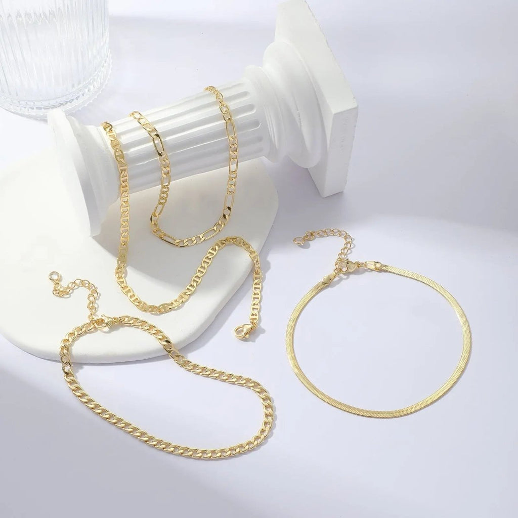Layered Fußgelenkarmbänder | Shop Nory