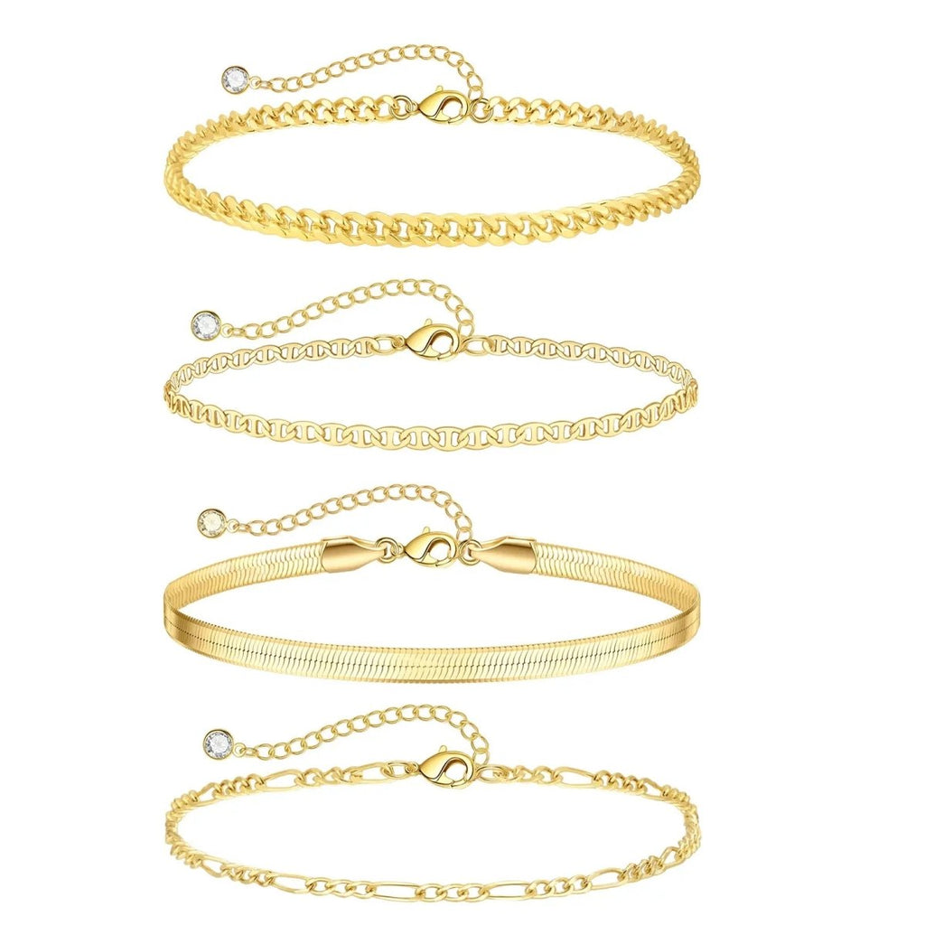 Layered Fußgelenkarmbänder | Shop Nory