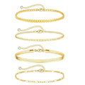 Layered Fußgelenkarmbänder | Shop Nory