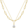 Schichtige Diamant CZ Halsketten | Shop Nory