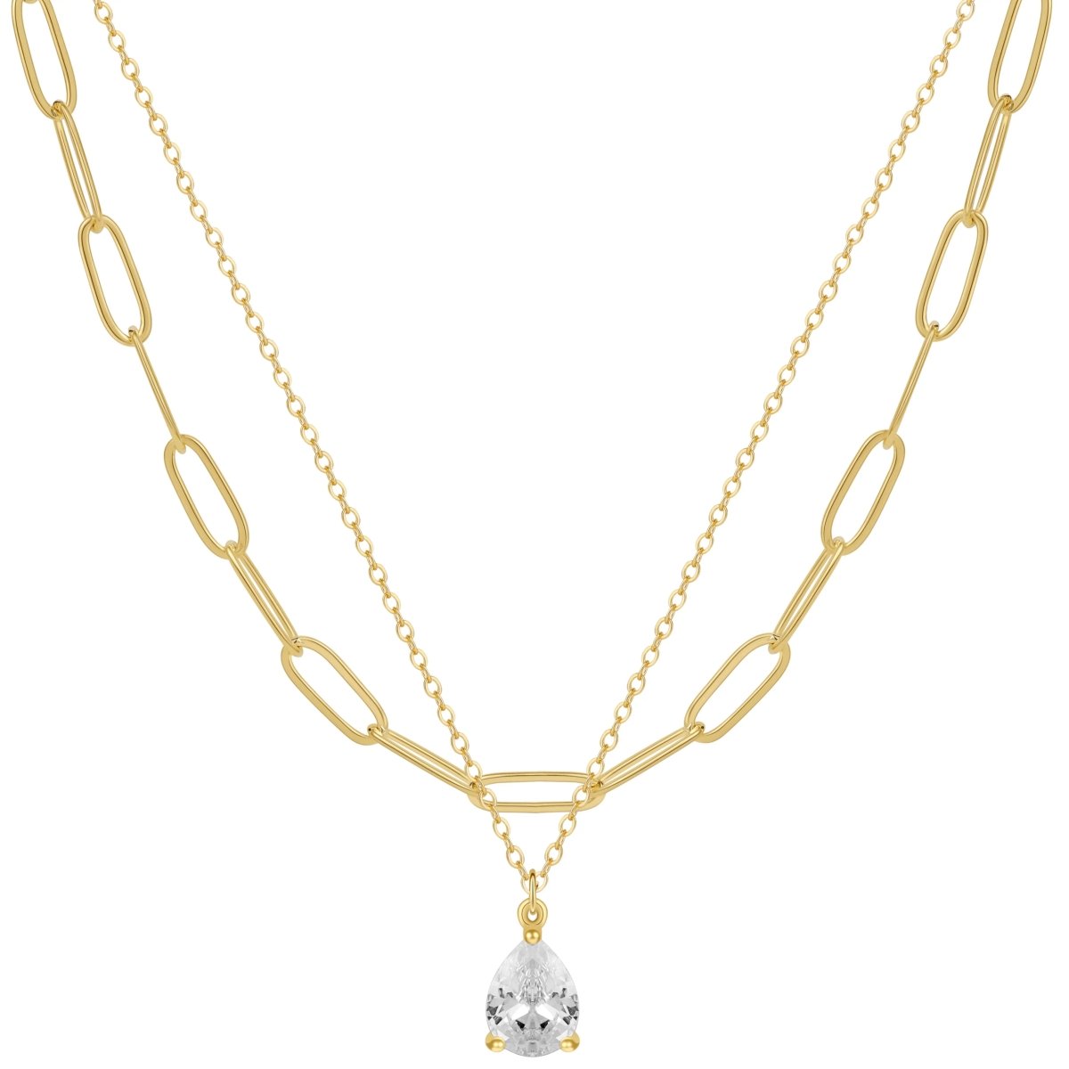 Schichtige Diamant CZ Halsketten | Shop Nory