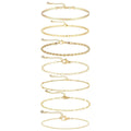 Gestapelte Gold/Silber Armbänder | Shop Nory