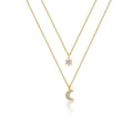 Mond Kubik Zirkonia Choker Halsketten | Shop Nory