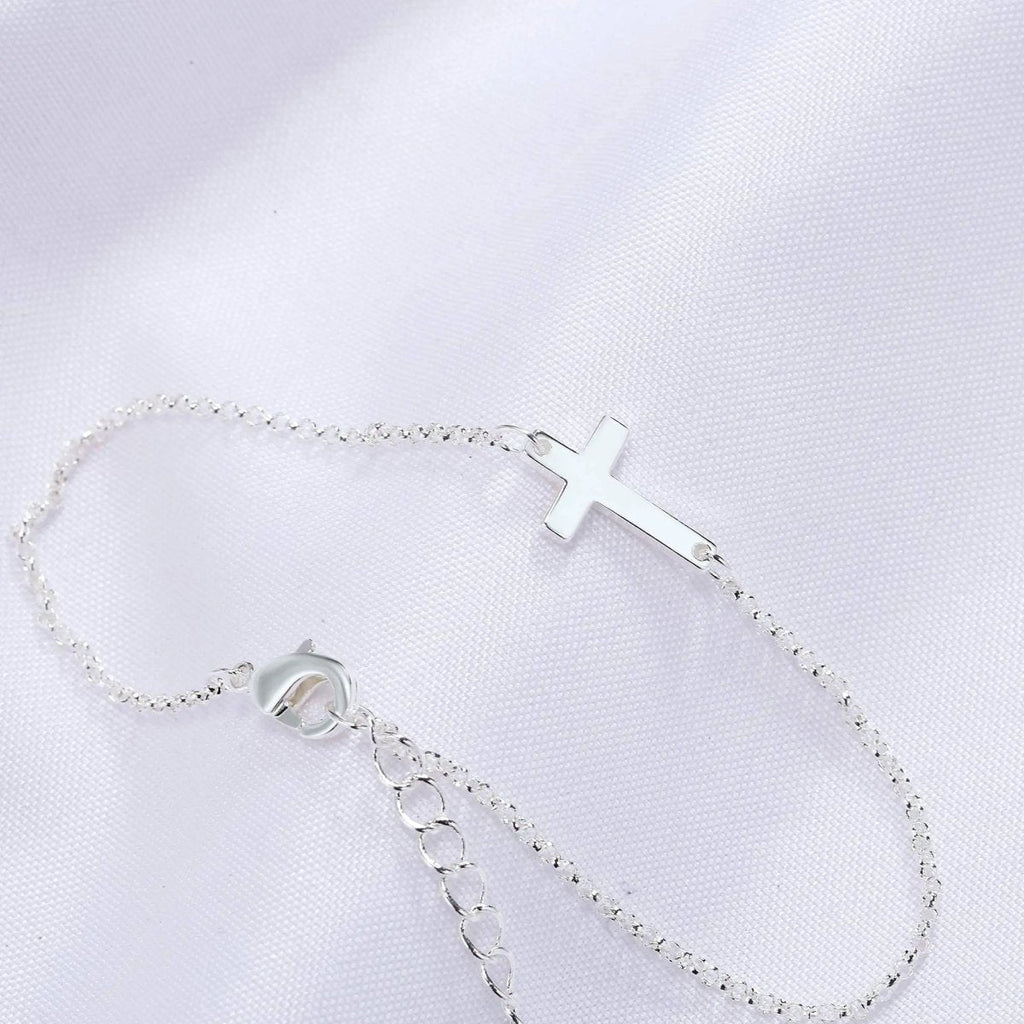 Silberne Kreuzarmbänder | Shop Nory