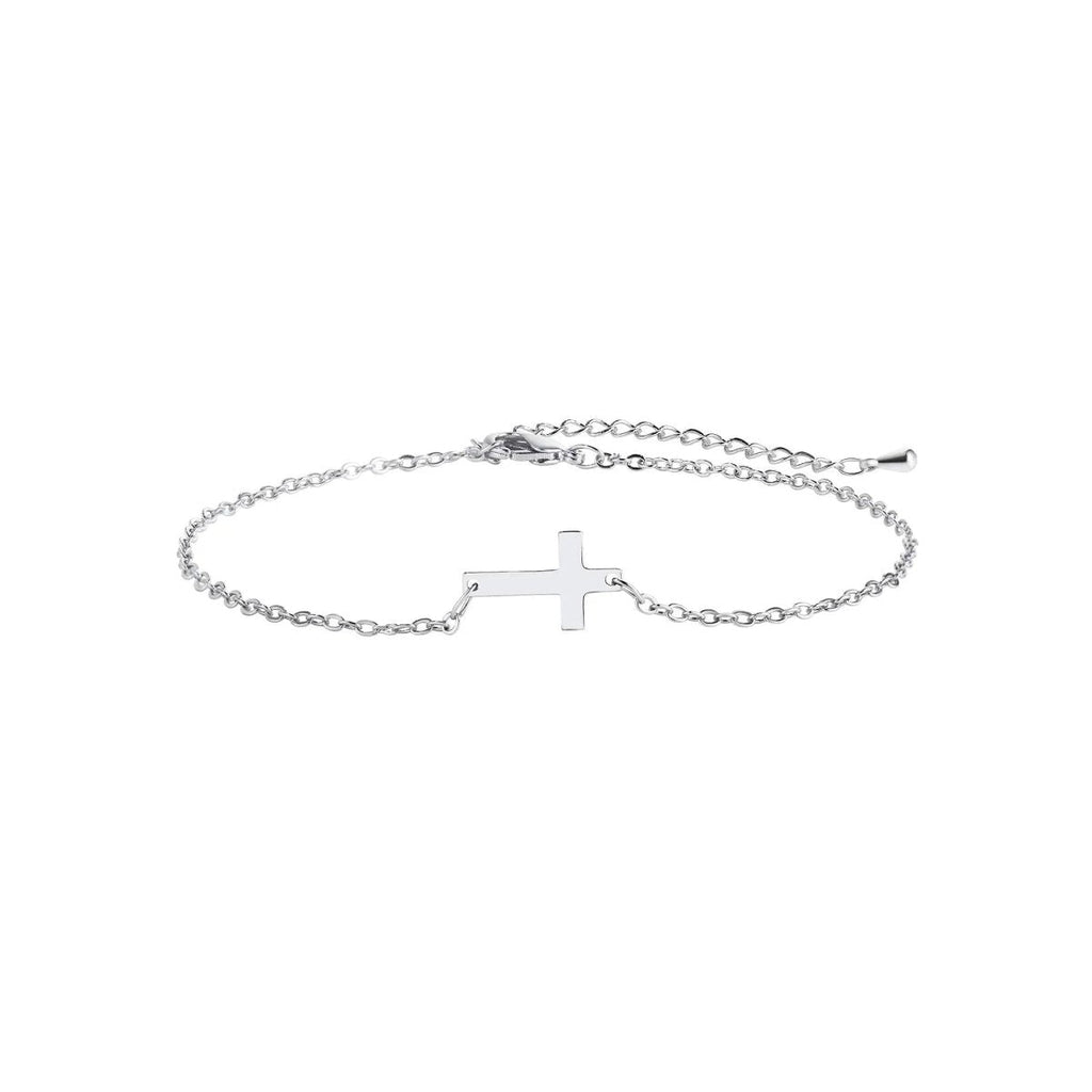 Silberne Kreuzarmbänder | Shop Nory