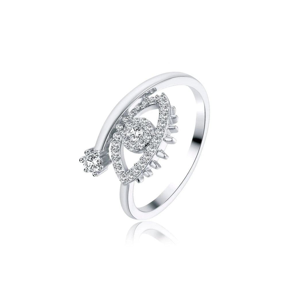 Silber/Gold CZ Verstellbare Öffnungsringe | Shop Nory