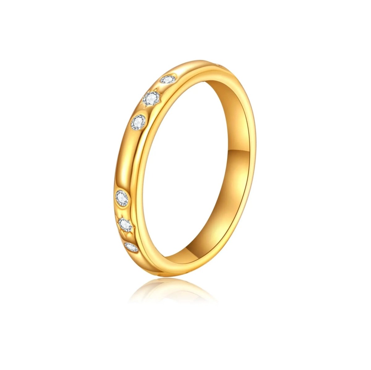 Glänzende Zirkonia Ringe Größe 6 bis 9 | Shop Nory