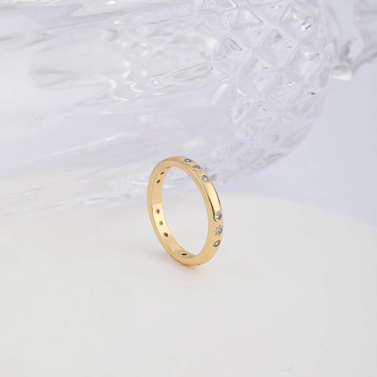 Glänzende Zirkonia Ringe Größe 6 bis 9 | Shop Nory