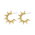 Sonnenförmige Creolen | Shop Nory