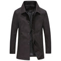 Herren Knopf-down Kragen Jacke