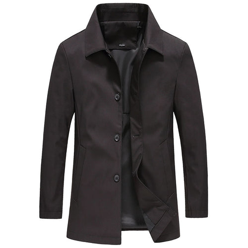 Herren Knopf-down Kragen Jacke