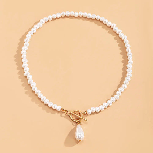 Bohemian Tropfenperlen-Anhänger-Halskette | Shop Nory