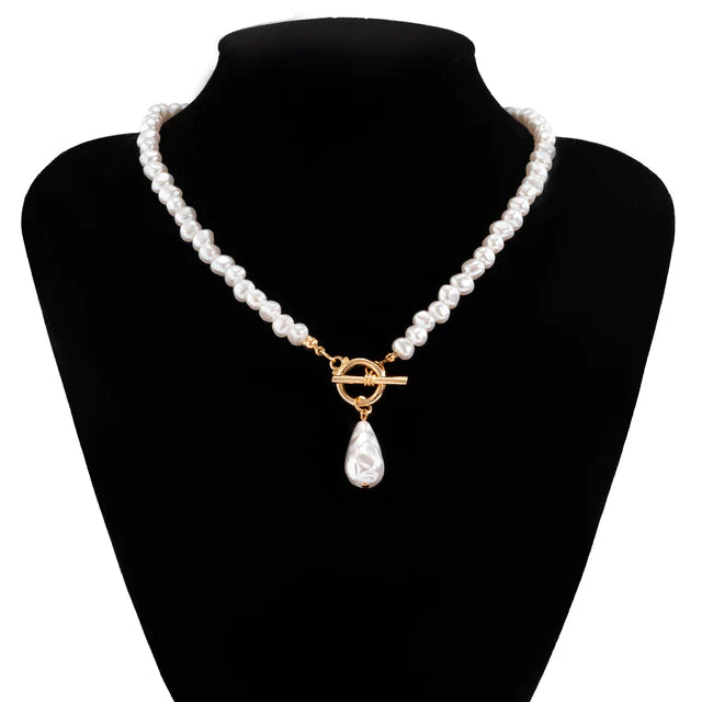 Bohemian Tropfenperlen-Anhänger-Halskette | Shop Nory